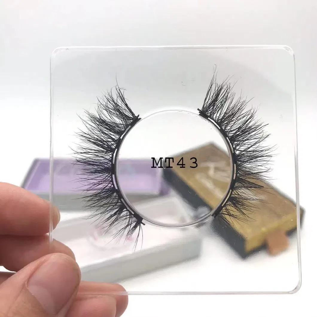 Ultra Thin Five Magnets Magnetic Mink Lashes with Private Logo Eyelash Packaging