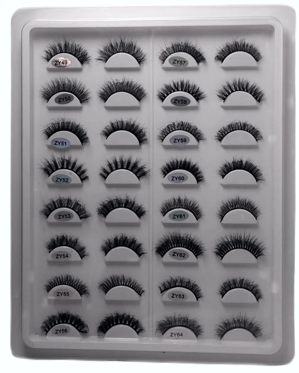 New Mink Lashes 100% Magnetic Eyelashes Natural Hair False Eye Lashes 3D Fake Lash Fluffy Faux Lashes