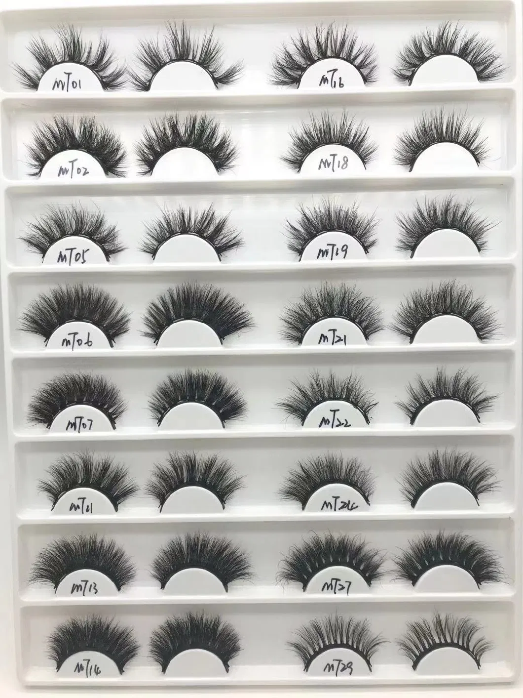 Ultra Thin Five Magnets Magnetic Mink Lashes with Private Logo Eyelash Packaging